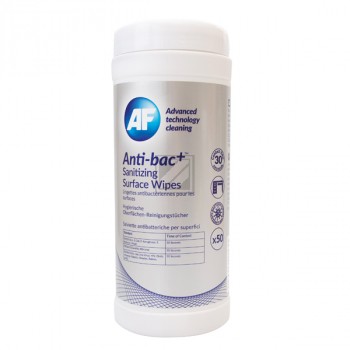 ABSCW50T AF ANTI-BAC+ (50) Spenderdose Reinigungstuecher