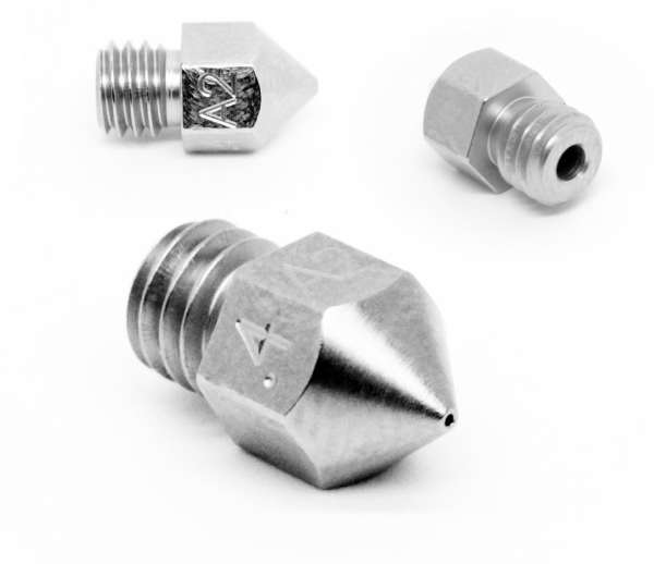 Micro Swiss - MK8 0,80mm Plated A2 Tool Steel Wear Resistant Nozzle (MakerBot, CraftBot, Creality CR