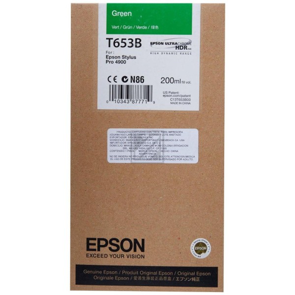 Epson Tintenpatrone grün (C13T653B00, T653B)
